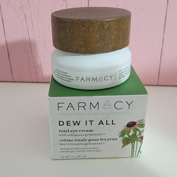 FARMACY Dew It In Total Eye Cream NEW 15ml/0.5fl oz - Picture 4 of 9